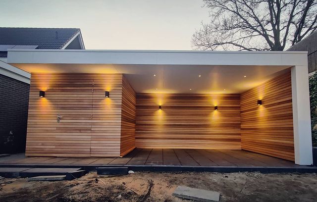 Western Red Cedar overkapping